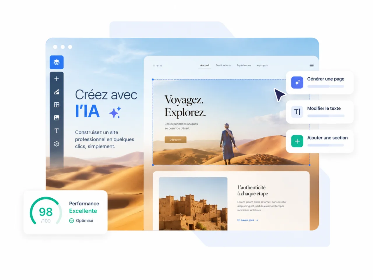 Création de site web avec SaharaCloud